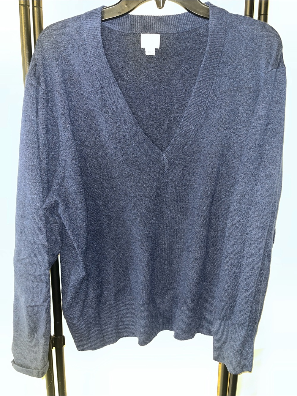 A New Day XL Women’s V-Neck Sweater in Navy